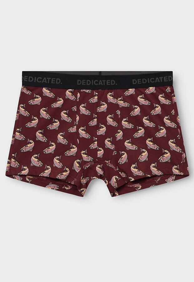 Boxer Briefs "Kalix Trout" - burgundy