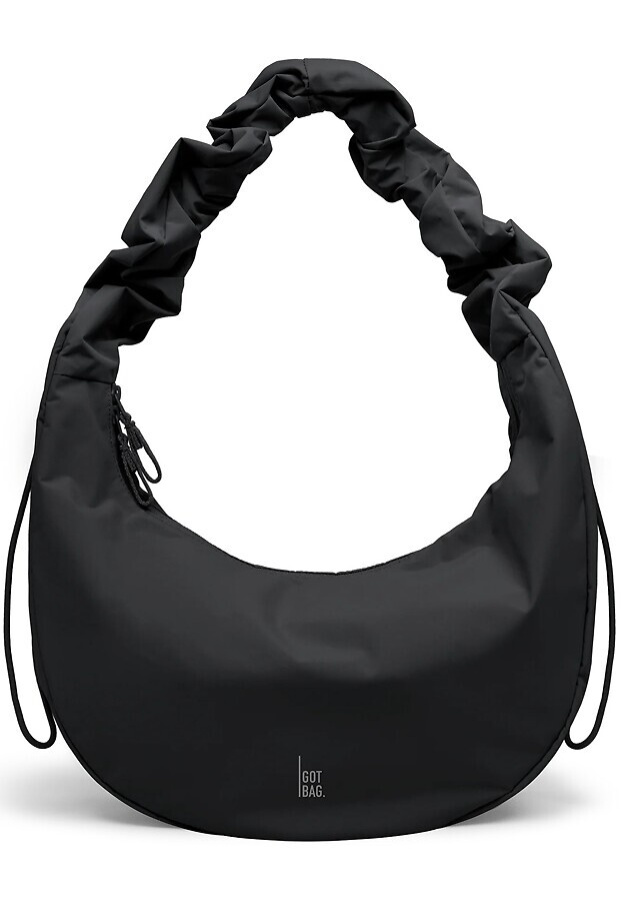 Got Bag "Moon Bag Ruffle Monochrome" - black