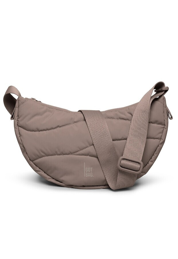 Got Bag "Wavy Puffer Moon Bag" - oyster