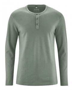 Henley Longsleeve (Hanf) - thymian