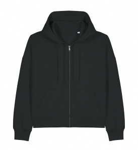 Damen Zip-Hoodie "Stella Ida" - black