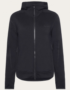 Damen Merino-Zipper - schwarz