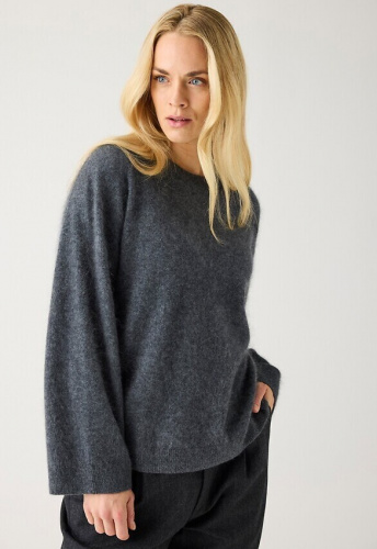 Kaschmir-Pullover - dunkelgrau