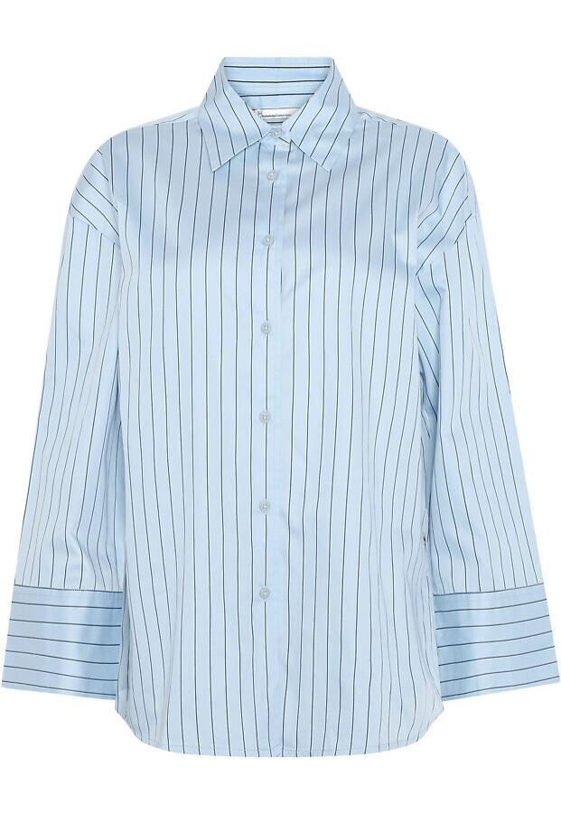 Gestreifte Bluse - blau gestreift