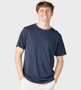 T-Shirt "Rufus" (Lyocell/Biobaumwolle) - navy