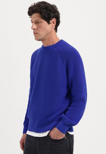 Strickpullover "Duke" - dusk indigo