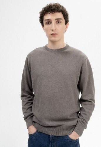 Feinstrick-Pullover "Himal" - bear melange