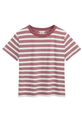 T-Shirt "Khira Stripes" - marmelade striped