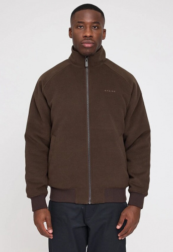 Vegan Wool Blouson - dunkelbraun