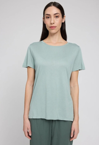 Ecovero Viscose Basic T-Shirt - pale aqua