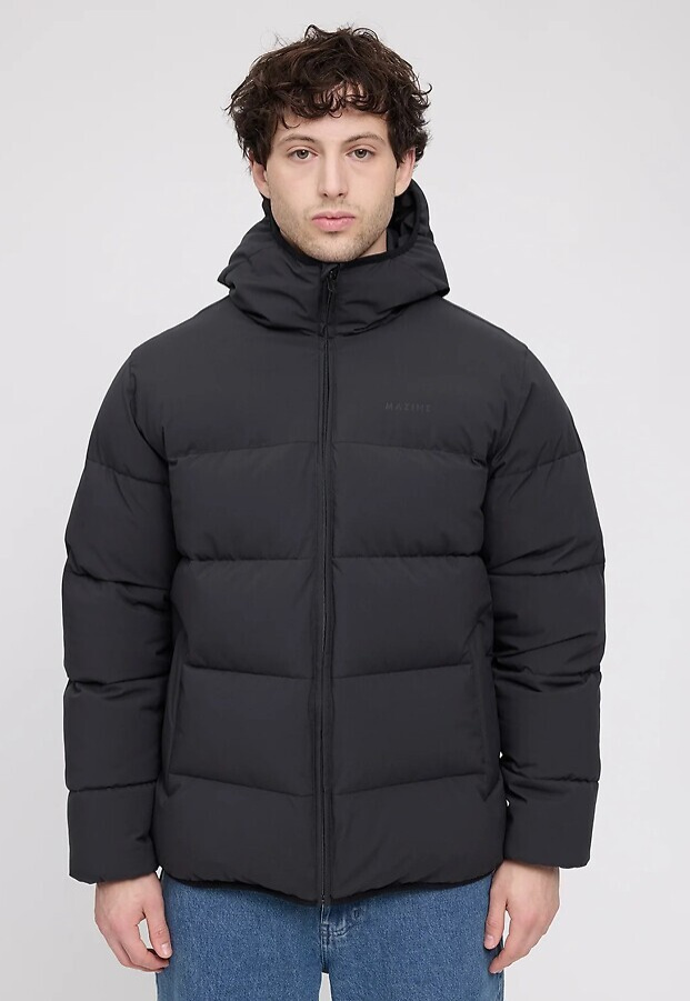 Puffer-Jacke - schwarz