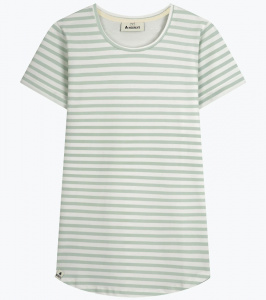 T-Shirt "Schier" - green striped