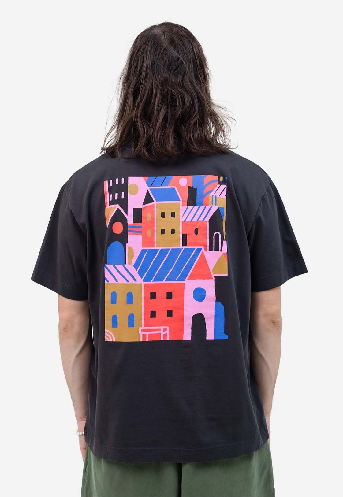 T-Shirt "City" - schwarz