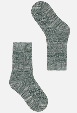 Socken "Tipu Mouline" - green