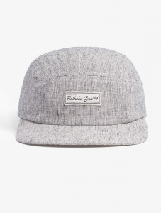 Rotholz "5-Panel Cap" (Leinen) - micro checked