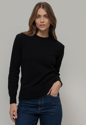 Kaschmir-Pullover "Edda" - black ardesia