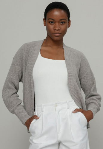Strick-Cardigan "Irma" - grau