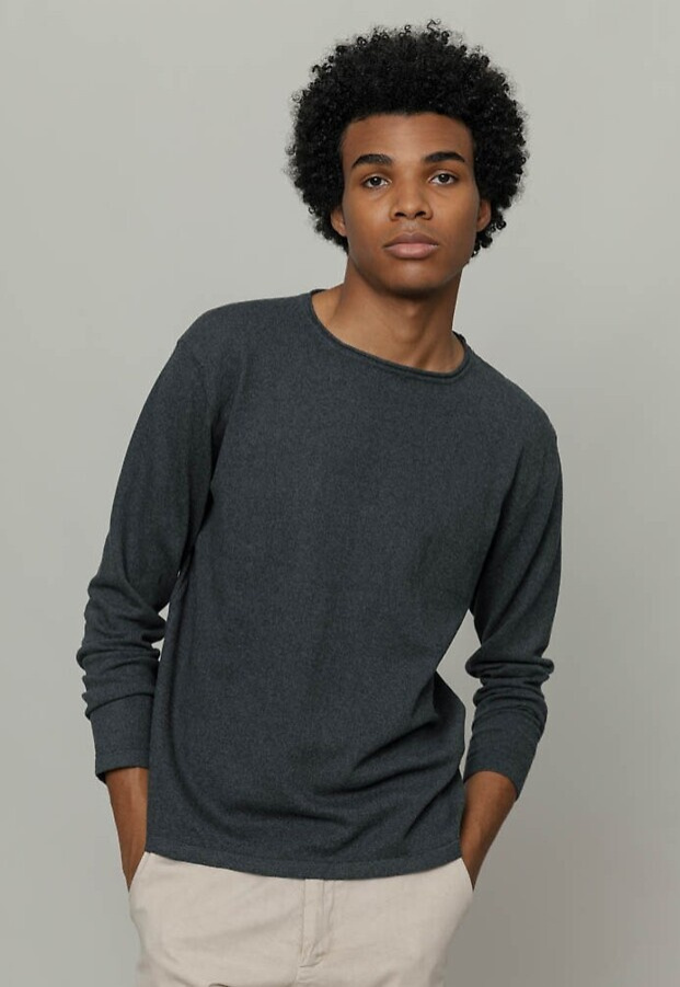 Strick-Pullover "Jago" - anthracite