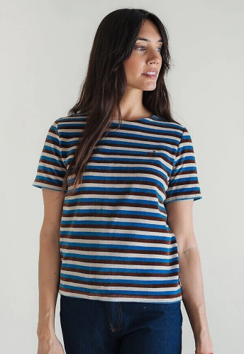 Nicki-T-Shirt "Kulitz" - mixed stripes
