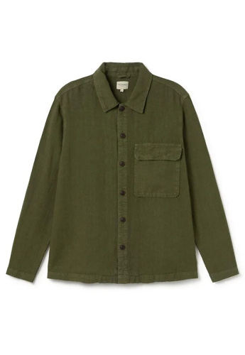 Leinen-Jacke "Armier" - grün