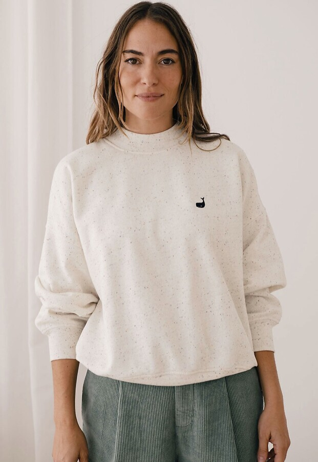 Sweatshirt "Bobitz" - ecru