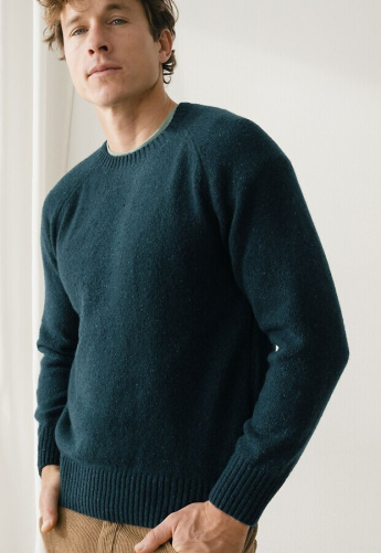 Woll-Strickpullover "Jurmy" - mediterranean green
