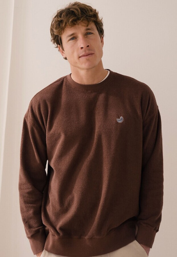 Frottee-Sweatshirt "Kilda" - tiramisu
